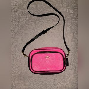 Coach hot pink barbie crossbody